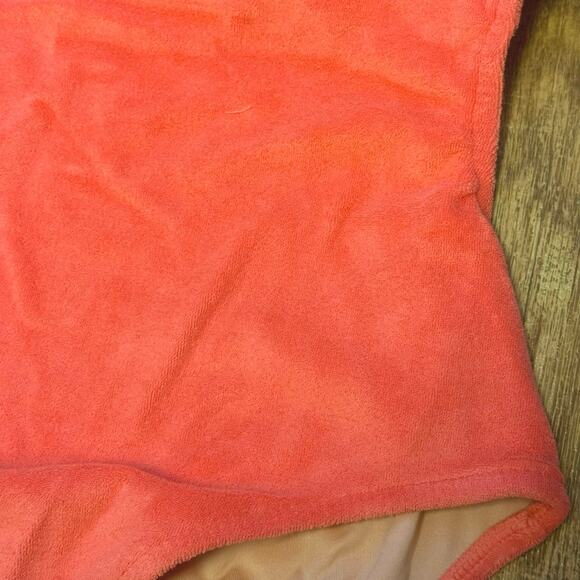 J. Crew Peach Cutout Bandeau One-Piece in Terry Size 18 - Picture 6 of 13